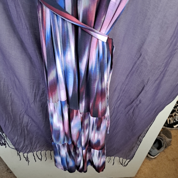 Torrid Tiered Tie Dye Maxi Dress size 2X size 18/20 - Picture 4 of 4